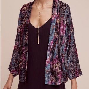 Anthropologie Elevenses Hokkaido Kimono Jacket